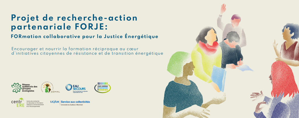 Projet de recherche-action partenariale FORJE
FORmation collaborative pour la Justice Énergétique